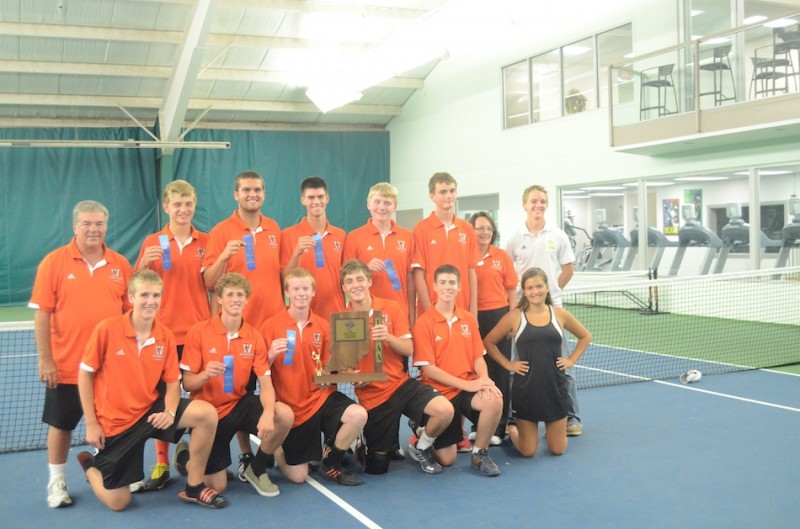 Host Warsaw won its' second straight sectional championship Friday evening at the Warsaw Tennis and Fitness Club. The Tigers advance to the Culver Academies Regional Tuesday to face the hosts in a semifinal matchup.