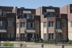 Matthew LLC designed these townhouses along the River Race in South Bend. Similar units could become reality in downtown Warsaw. (Photo by Matthewsllc.com)