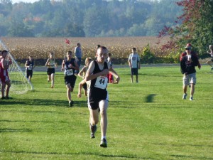 Lakeview Middle School's William Robison was third overall in a personal best time at the conference meet.