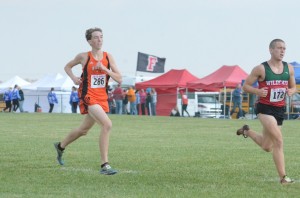 Junior Nick Bergen helped Warsaw place 12th Saturday at the State Finals.
