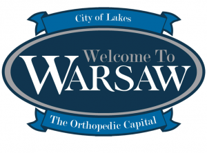 Four 5-foot by 7-foot signs will be erected along U.S. 30 and SR 15 welcoming guests to Warsaw.