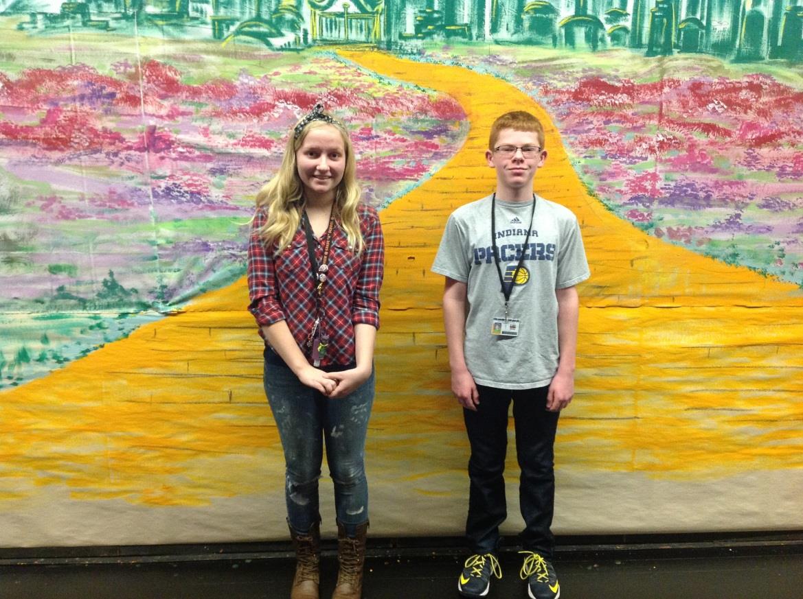 Mr. Jon Lippe, Principal of Lakview Middle School, announced the winners of the 2014 Lakeview Spelling Bee. Nathan Freeman, a seventh grade student, was the champion. Genevive Skeans, an eighth grade student, was the runner-up. (Photo provided)