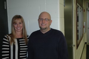 As they were in 2013, Rebecca Linnemeier, left, will be the Wawasee school board president and Rob Fisher will be the board secretary in 2014. Mike Wilson, vice president of the board, was not present.