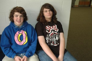 Addison Torres, left, and Ethan Ousley