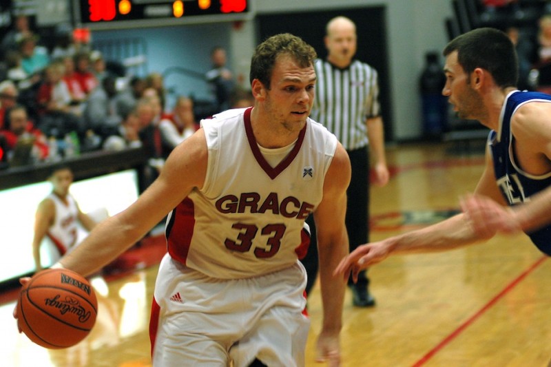 Grace College senior Greg Miller, who hails from Akron, has been honored as the NAIA National Player of the Week (Photo provided by Grace College Sports Information Department)