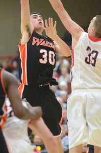 Jake Mangas led Warsaw with 15 points Friday night in a 44-40 loss at Fort Wayne Carroll.