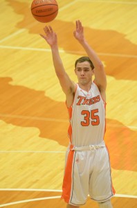 Jordan Stookey led the Tigers with 16 points in his final home game Friday night. Warsaw whipped Luers 73-46.