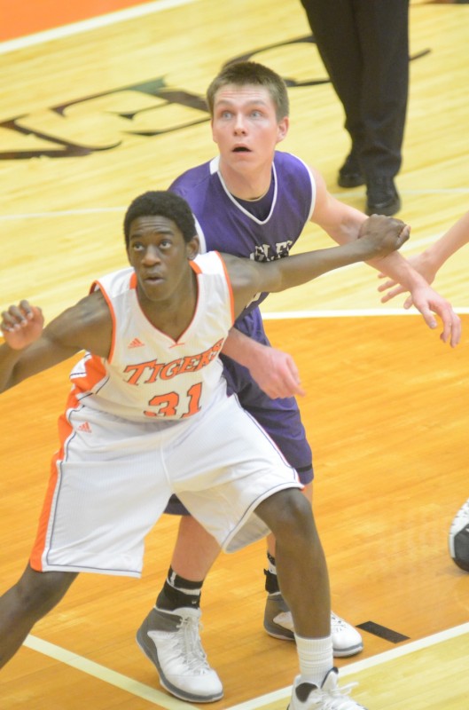 Warsaw senior Moses Marandet scored eight points Friday night. The Tigers beat Luers 73-46 in their home finale.