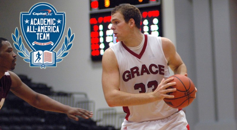 Grace College senior Greg Miller, a native of Akron, has earned Academic All-American honors (Photo provided by Grace College Sports Information Department)