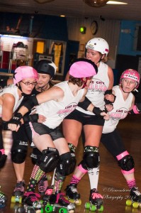 The Lake City Roller Dolls have a bout coming April 19 against the Kokomo City of Fists. (Photo provided by Remembered Photography)