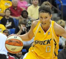 Shanna Zolman wrapped up her WNBA career playing for the Tulsa Shock.