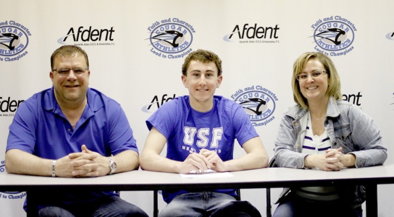 Whitko senior Tyler Baugher will continue his tennis career at Saint Francis in Fort Wayne (Photo provided)