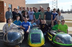 Kneeling in front, from left, are Colfax Cannaday, Ben Slabaugh, Randy Ricci, Luke Smith, Emma Rager, Blake O’Connell, Paige Hlutke, Sam Rookstool and Austin Yoder. Standing in the second row are Austin Trowbridge, Josh Tucco, Riley Johnston, Ethan Brown, Kevin Carpenter, Jacob Tucco, Brandon Fox, Austin Lemberg and Allen Coblentz, faculty advisor. In the back row are Austin DeValk, Doug Hapner, Chase Corrigan, Brayton Fretz, Nathan Allen and Evan Ranzfranz.