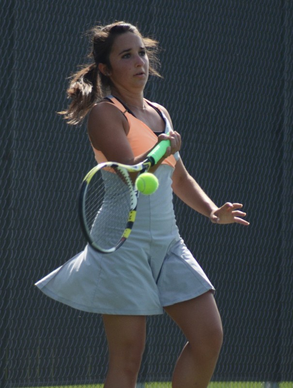 Senior Jacqueline Sasso is back at No. 2 singles for the Tigers.