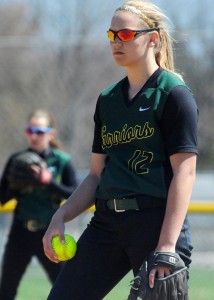Wawasee pitcher Meghan Fretz struck out 12 Plymouth hitters in a 14-1 win Wednesday afternoon. (File photo by Mike Deak)