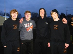 The Warsaw 4 x 400 relay team will try to earn a State Finals berth come regional action in South Bend Thursday night.