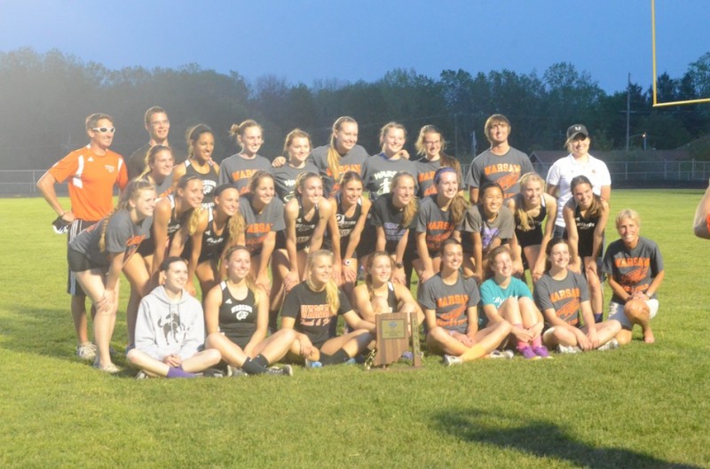 The Warsaw girls track team won the program's eighth straight sectional championship Tuesday night.