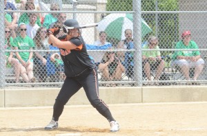 Lauren Shaffner digs in at the dish.