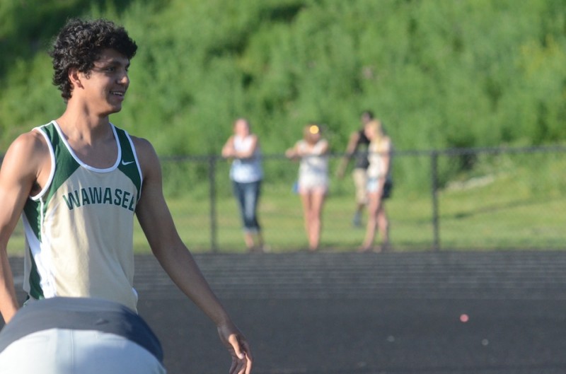 JJ Gilmer had plenty to smile about Thursday night. The Wawasee high jumper earned a spot in the State Finals.