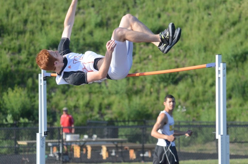 Stephen Kolbe was third in the high jump for the Tigers.