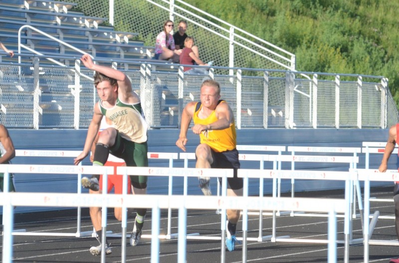 Wawasee junior Clayton Cook placed second in the 110 hurdles at the South Bend St. Joseph Regional Thursday night to advance to the State Finals.