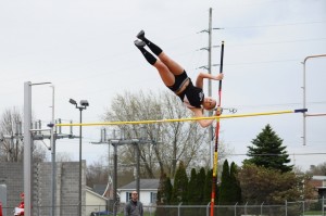 Senior star Claire Hickerson will look to soar to a pole vault title Tuesday for the host Tigers.