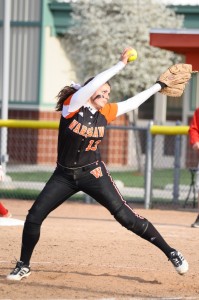 Senior Kaleigh Speicher will lead her Warsaw team into softball sectional play. The Tigers will face Concord May 26 at Elkhart Central.