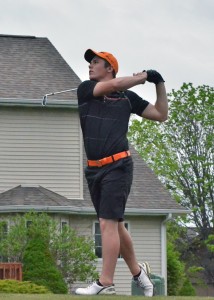 Jonny Hollar led all golfers with his 33 at Stonehenge.