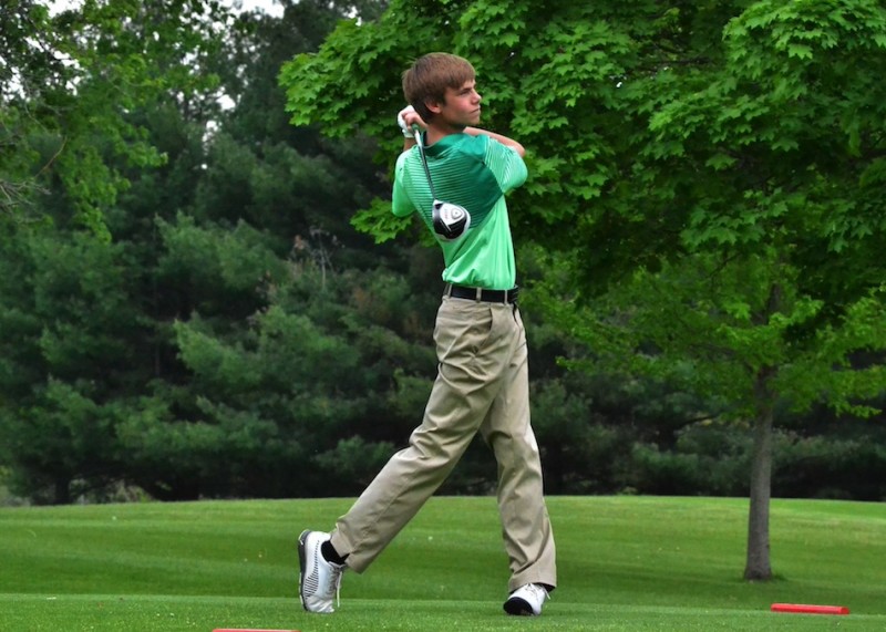 Peyton Kime led Concord after shooting a 40 in Tuesday's match at Maplecrest.