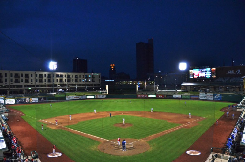 Whitko and Manchester had the unique opportunity to play at Parkview Field, home of the Fort Wayne TinCaps, on Wednesday night. (Photos by Nick Goralczyk)