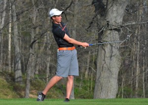 Will Petro led the field with a 74 at Tuesday's Joe Harris Invitational. (Photos by Nick Goralczyk)
