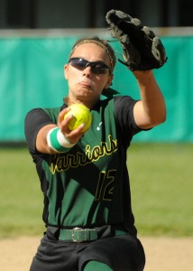 Wawasee pitcher Meghan Fretz delivers to Bremen.