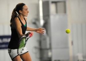 Concord's Jenna Landis will play in the tourney semifinals at No. 1 singles Friday.