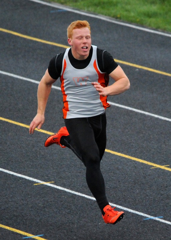 Tanner Balazs has been a big part of the success of the Warsaw boys track team this spring (File photo by Mike Deak)