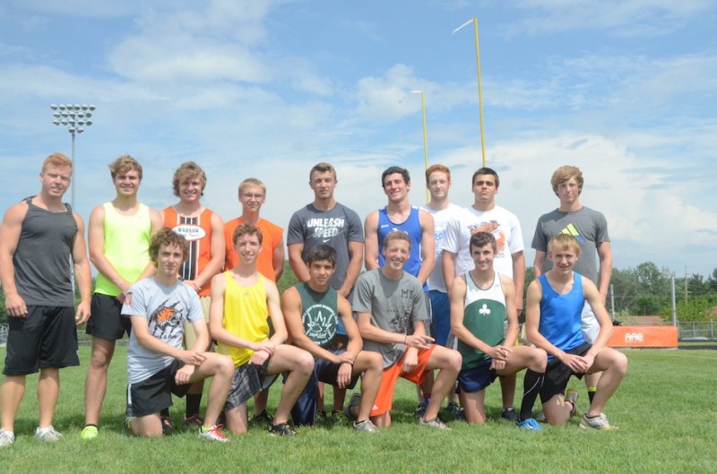 The Warsaw boys track team will send a large group to the State Finals at IU on Saturday.