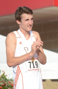 Warsaw's Ellis Coon was third in the 1,600 at the State Finals Saturday.