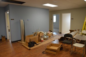 The interior, which was full gutted and reconstructed, is nearing completion at the new Fellowship Mission's shelter located on Winona Avenue in Warsaw. (Photo by Alyssa Richardson)