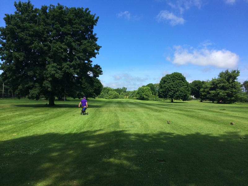A look down the number four fairway at Parmore.