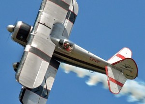 Cliff Robinson in his Stearman aerobatic plane will be part of Warsaw's Air Show, coming Aug. 15-16. (Photo courtesy of cliffrobinsonaerobatics.com)