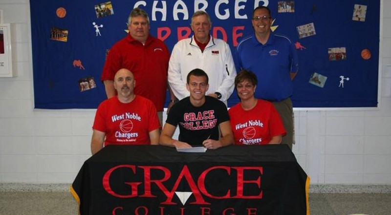 Drew Schermerhorn, a West Noble High School graduate, will continue his basketball career at Grace College (Photo provided)
