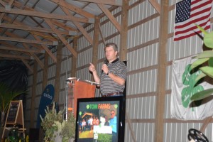 Lance Woodbury served as the keynote speaker for Tom Farms’ annual appreciation dinner, Thursday. He spoke about estate planning and mediation as it pertains to the family farm.