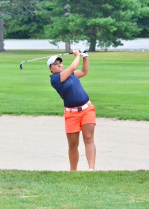 Linnzie Richner led all players with a 76 on Saturday. (Photos by Nick Goralczyk)