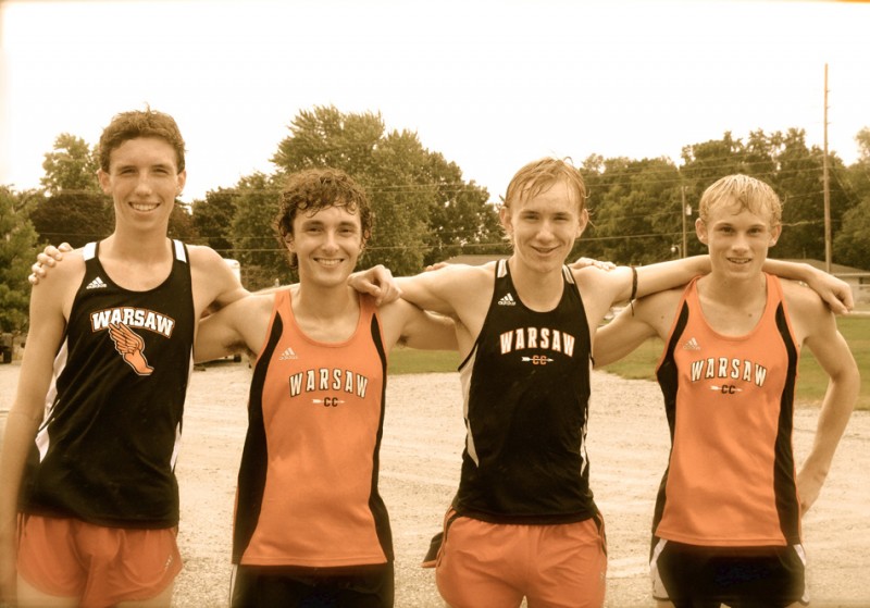 Warsaw will look to a returning  quartet from its State Finals team last year to lead the way. Back for the Tigers (from left) are Nick Bergen, Jonathan Beres, Daniel Messenger and Owen Glogovsky.