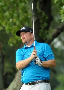 Wayne Moore of Greenwood finished tied for 25th at the 2014 IGA Mid-Am held at Tippecanoe Lake Country Club. (Photo by Mike Deak)
