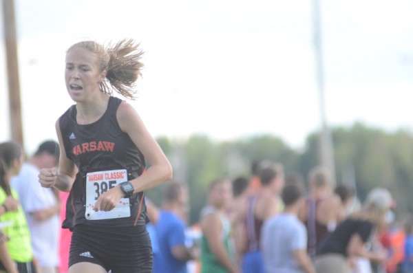 Allison Miller paced champion Warsaw by placing second overall.