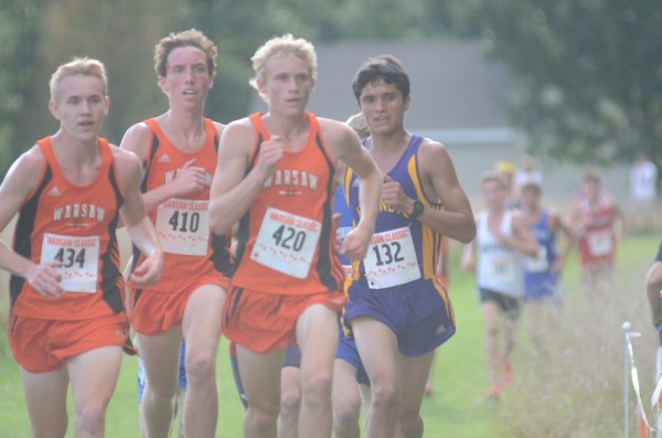 Warsaw's talented trio of Daniel Messenger, Nick Bergen and Owen Glogovsky lead the way Tuesday.