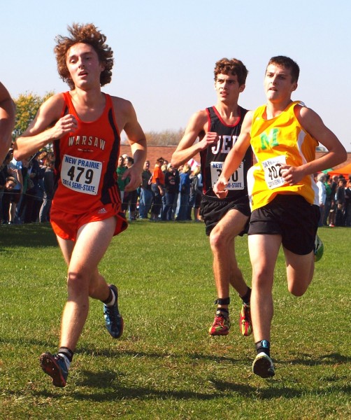 Jonathan Beres competes for the Tigers in semi state action Saturday.