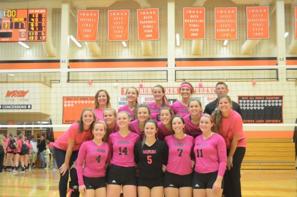 The Warsaw volleyball team wrapped up an undefeated NLC season Thursday night by beating Concord 3-0.