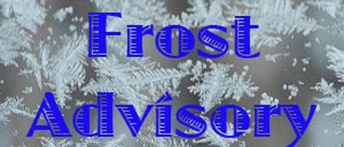 Frost Advisory