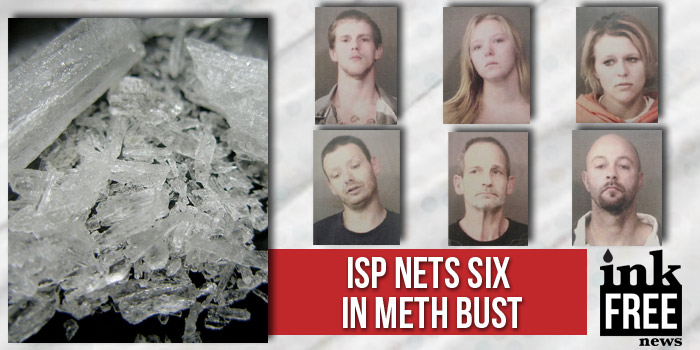 Indiana State Police Net Six in Meth Bust